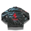 Ferrari Jacke Latex Edition schwarz dark hinten