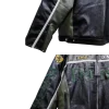Ferrari x Marlboro Lederjacke grün ärmel