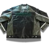 Ferrari x Marlboro Lederjacke grün hinten