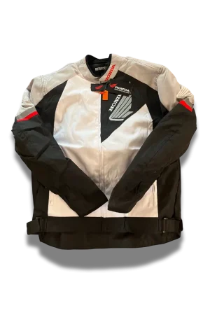 Honda Motorradjacke 4 seasons schwarz weiß