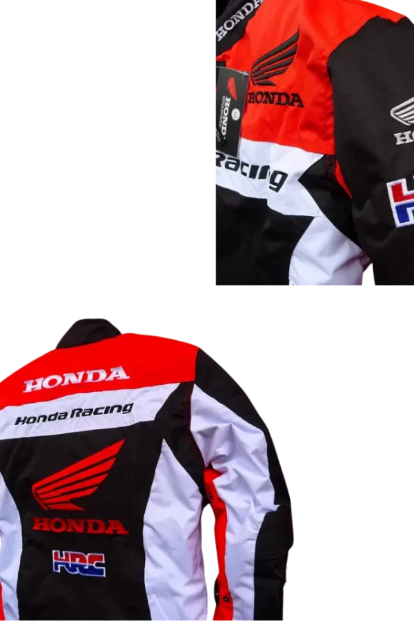 Honda Racing Motorradjacke rot 4 seasons retro