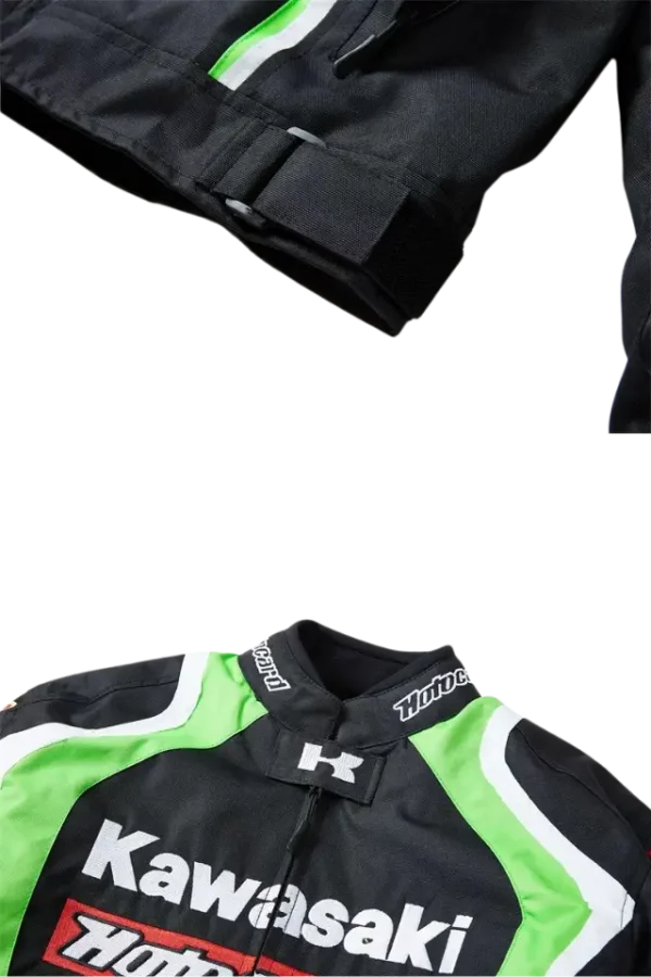 Kawasaki classic Motorradjacke 4 seasons ärmel