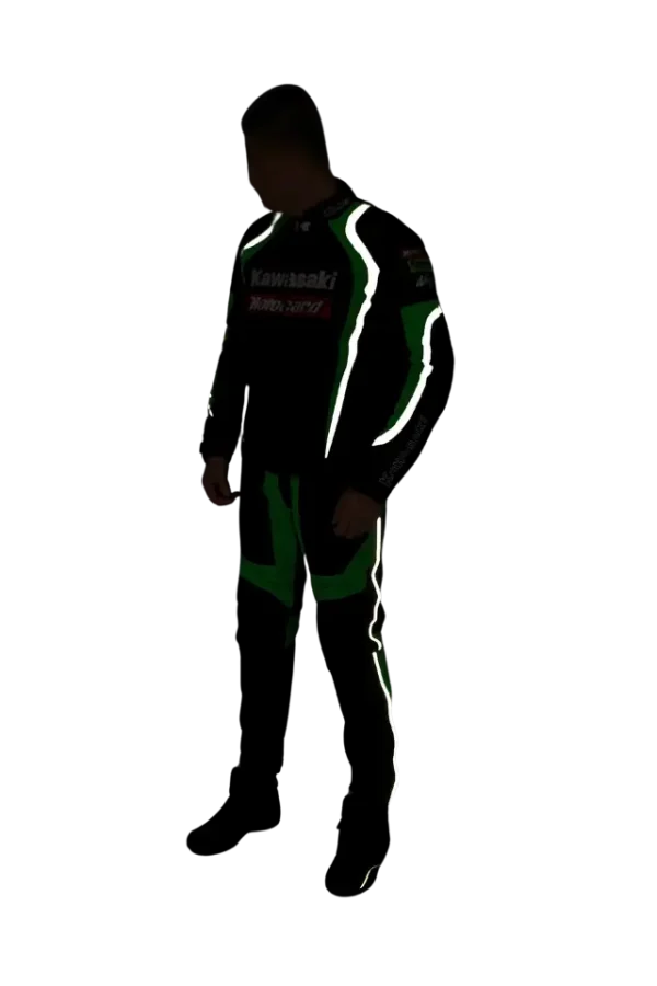 Kawasaki classic Motorradjacke 4 seasons nachts