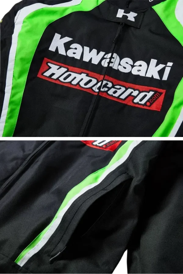 Kawasaki classic Motorradjacke 4 seasons version