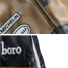 Marlboro Lederjacke Racing Braun details