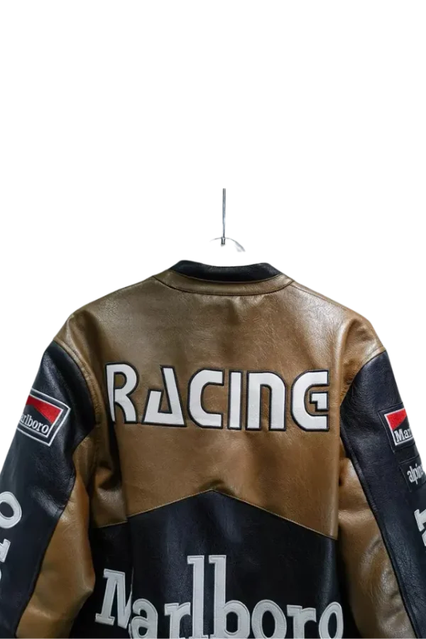 Marlboro Lederjacke Racing Braun version