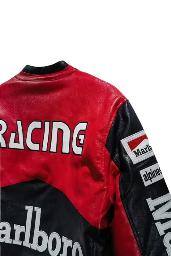 Marlboro Lederjacke Racing rot edition