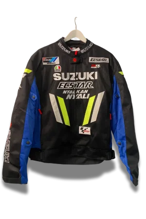 Suzuzki GSX dunkelblau Motorradjacke