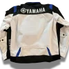 Yamaha Motorradjacke Racing blau hinten