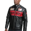 Ferrari Latex Jacke Model getragen von vorne