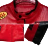 Ferrari Lederjacke in rot mehr details