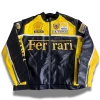 Ferrari Marlboro lederjacke in gelb neu