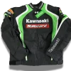 Kawasaki classic Motorradjacke von vorne