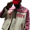 Lady Pink Ferrari Jacke Lederjacke