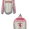 Lady Pink Ferrari Jacke Lederjacke mehr details