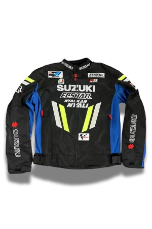 Suzuki motorradjacke dunkelblau neu
