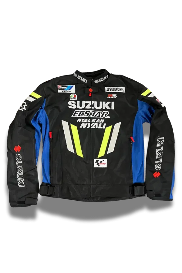 Suzuki motorradjacke dunkelblau neu